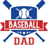 Cumpara ieftin Sticker decorativ, Baseball, Albastru, 60 cm, 7070ST-2, Oem