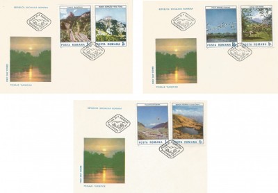 |Romania, LP 1182/1987, Peisaje turistice, FDC foto