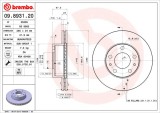 BREMBO 09.8931.21 PRIME LINE - UV Coated Disc frana