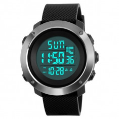 Ceas Barbatesc SKMEI CS879, curea silicon, digital watch, functie cronometru, alarma foto