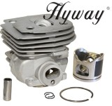 Cumpara ieftin Kit cilindru drujba Husqvarna 357 Hyway &Oslash; 46 mm (Piston placat cu teflon)