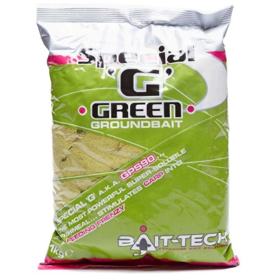 GROUNDBAIT BAIT TECH SPECIAL G GREEN 1KG foto