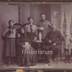 HST P2/354 Poză militar austro-ungar + copil în uniformă militară Transilvania