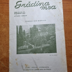 revista gradina mea decembrie 1938-viticultura,avicultura,pomi,legume,horti
