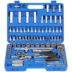 Trusa scule chei tubulare 1/4&quot; + 1/2&quot; 94 buc