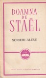 Doamna de Stael - Scrieri alese