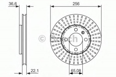 Disc frana SKODA CITIGO (2011 - 2016) BOSCH 0 986 479 776 foto