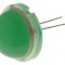 LED Verde 20mm 40-75mcd 120&deg; Convex