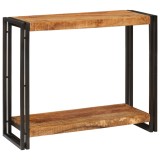 vidaXL Masă de consolă 90 x 33 x 75 cm Lemn masiv de mango nefinisat