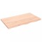 Blat de masa, 100x60x(2-4) cm, lemn masiv de stejar netratat