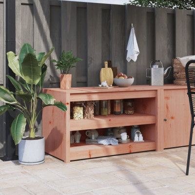 Gossi dulap bucatarie de exterior, 106x55x64 cm, lemn masiv douglas foto