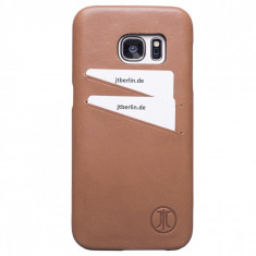 Husa de piele JT Berlin Cover Style Samsung Galaxy S7, Cognac foto