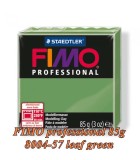 FIMO Professional 85g Verde frunză uscată Professional