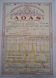 Certificat Asigurare Animale ADAS 1957 - Document de Colecție Perioada RPR