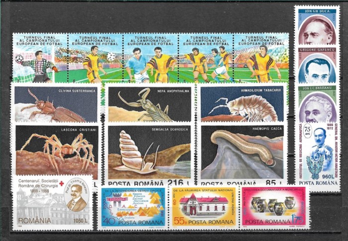 C4751 - lot timbre Romania nestampilate MNH