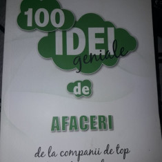 carte vintage de colectie,Jeremy Kourdi-100 idei geniale de afaceri Forbes,T.GRA