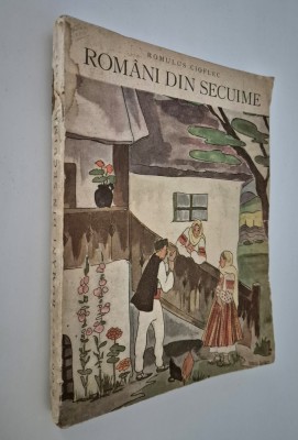 Carte veche 1942 Romulus Cioflec Romani din Secuime Desene Ioana Jurgea foto
