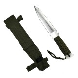 Cutit, otel inoxidabil, argintiu, Knife for the Jungle, 26 cm, teaca cadou