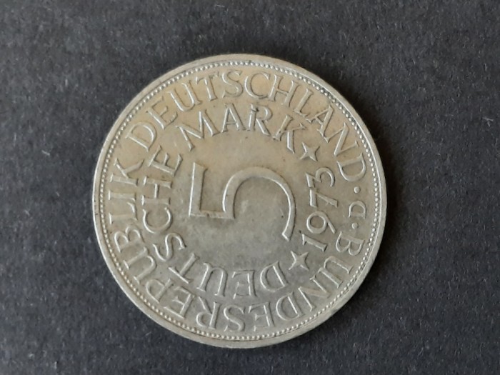 5 DM 1973 D, RFG - A 2933