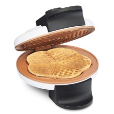 Aparat preparat vafe Trisa Retro Waffles 7384.7012, Culoarea Alba ProDesign DailyAppliances