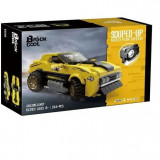 Set cuburi constructie masina de curse Brick Cool Need for Speed 354 piese, galben