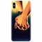 Husa silicon pentru Apple Iphone X, Couple Holding Hands