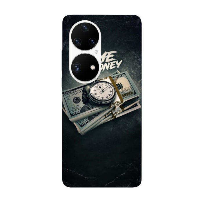 Husa compatibila cu Huawei Nova Y70 model Time is money, Silicon, TPU, Viceversa