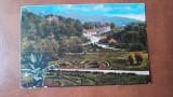 Carte postala, Baile Govora vedere din parc, 1918