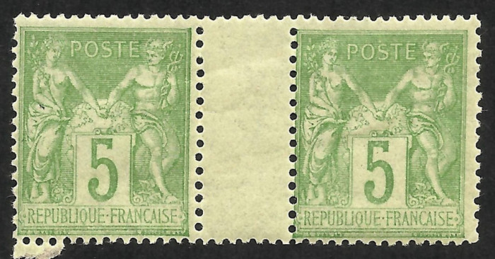 FRANTA -- PERECHE CU PUNTE 1898 / 1899 MLH TIPUL I