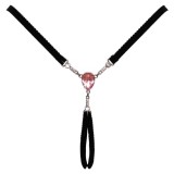 Chilotei - Cottelli Chilotei cu Bijuterie Mare Roz si Lantisor Argintiu cu Strasuri Small-Large