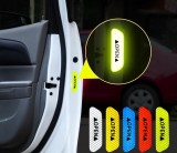 Autocolant avertizare luminoasa, anticoleziune OPEN reflectorizant, set 4 buc, Oem