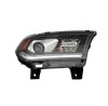 Far DODGE DURANGO, 2014-2015, partea Dreapta, Taiwan, cu &amp;quot;lumina timp de zi&amp;quot; tip LED; Tip=USA; HiR2+PY27/7W; manual; negru; halogen