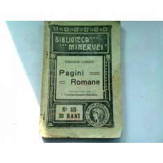 PAGINI ROMANE - THEODOR SIMONS