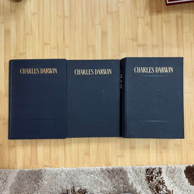 CHARLES DARWIN - CLASICII STIINTEI UNIVERSALE - VOL. 2 ; 3 ; 4 foto