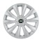 Set 4 Capace Roti, potrivite jantelor de R16, pentru Land Rover, model delta cromat