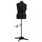 vidaXL Formă pentru rochie femeie reglabilă negru, dimensiune L 44-50 288491