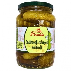 Castraveti cornison marinati 3-6cm Piramida 720ml MGR29680 foto