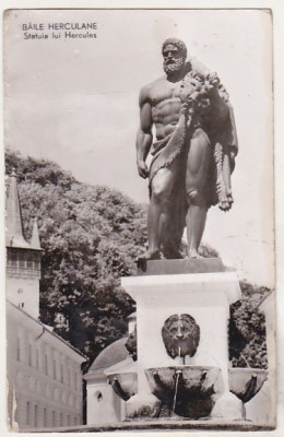 bnk cp Baile Herculane - Statuia lui Hercules - uzata foto
