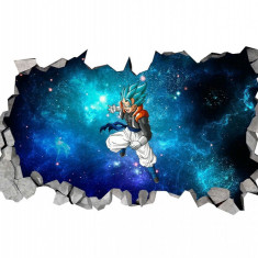 Sticker decorativ, gaura in perete 3D, Dragon Ball, 85 cm, 1022STK-2