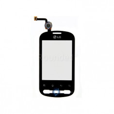 LG P350 Optimus Me Touchscreen Silver Negru