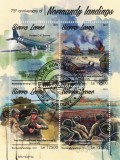 Timbre Sierra Leone 2019: Istorie, Razboi WW2, Ziua Z, Aniversari - Colita