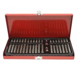 Trusa chei imbus, biti torx, hex si spline 40 piese chrome vanadium (CR-V) Breckner Germany