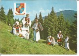 #carte postala-MARAMURES-Chipuri si port popular