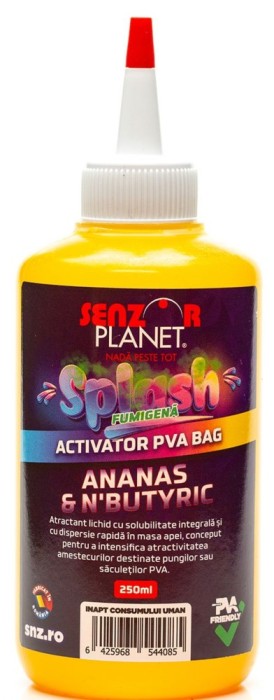 Aditiv Lichid Senzor Splash Activator Fumigena PVA, Ananas &amp; N&#039;Butyric, 250ml