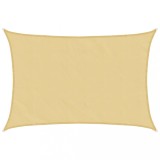 Cumpara ieftin Parasolar, nisipiu, 4x6 m, 100% poliester Oxford