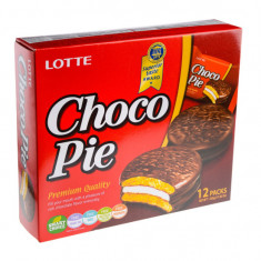 Prajitura Choco pie Lotte 12buc x 28g foto