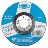 Kotuc Tyrolit 125x7,0x22,2mm,27,A30P-BFX,oce&Auml;&frac34;/nerez,Fastcut,Premium ***