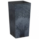 Cumpara ieftin Jardiniera cu interior detasabil, antracit, 21 / 49 L, PP beton