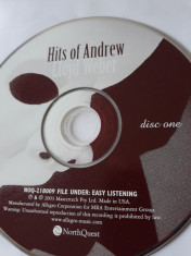 ANDREW LLOYD WEBER - HITS OF ANDREW - CD foto