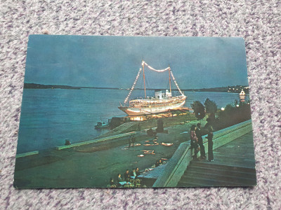 Carte postala vedere Galati anii 70, vasul Libertatea, stare buna necirculata foto